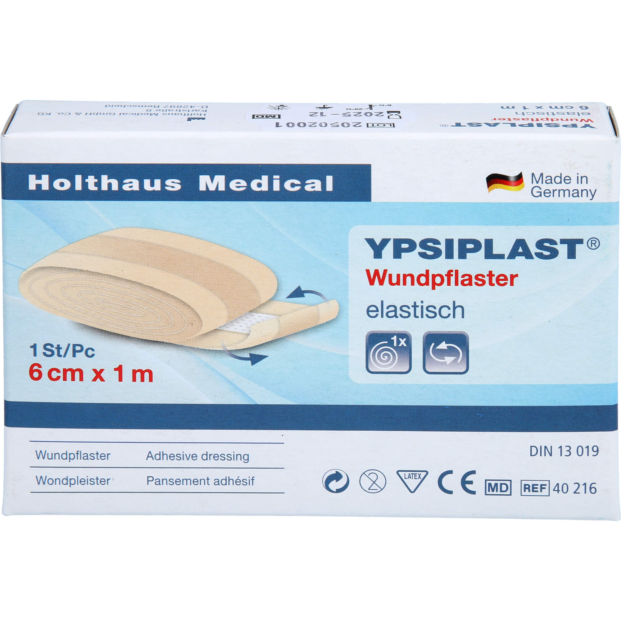 Wundpflaster Elastisch Ypsiplast 6cmx1M