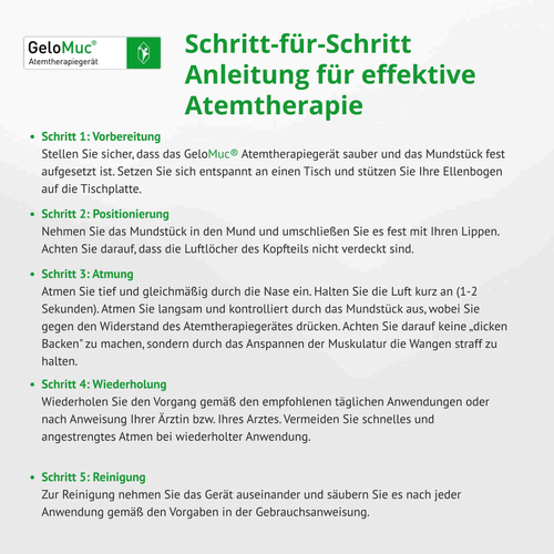 Gelomuc Atemtherapiegerät 1 St G. Pohl-Boskamp bei onfy.de kaufen 06885531