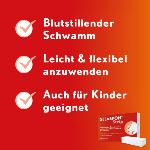 Gelaspon Strip 40x10x10 Mm Gelatineschwamm 4 St Dr. Gerhard Mann bei onfy.de kaufen 17940575