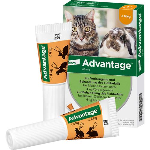 Advantage 40mg Katz+Zierka 4x0.4 ml Elanco Deutschland Gmbh bei onfy.de kaufen 09670096