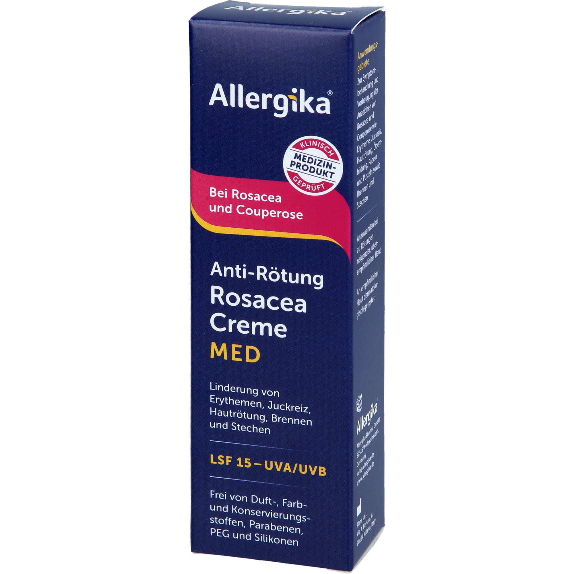 Allergika Anti-Rötung Rosacea Creme Med 30 ml ALLERGIKA Pharma bei onfy.de kaufen 20109199