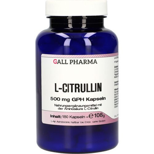 L-Citrullin 500mg Gph Kapseln 180 St Hecht-Pharma bei onfy.de kaufen 07012839