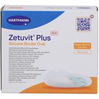 Zetuvit Plus Silicone Border Oval 13x15.5cm null