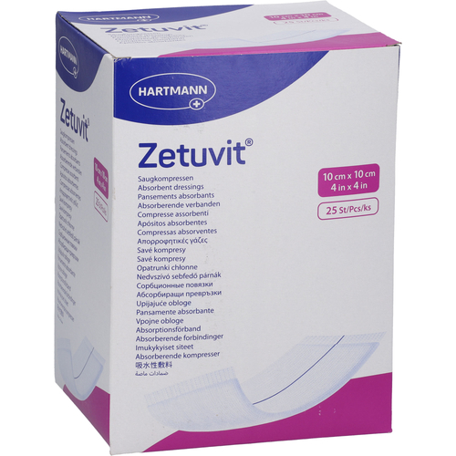Zetuvit Saugkompressen Steril 10x10 cm 25 St BWB Medical bei onfy.de kaufen 20276632