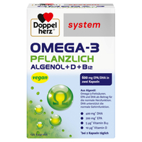 Doppelherz Omega-3 Pflanzlich System null