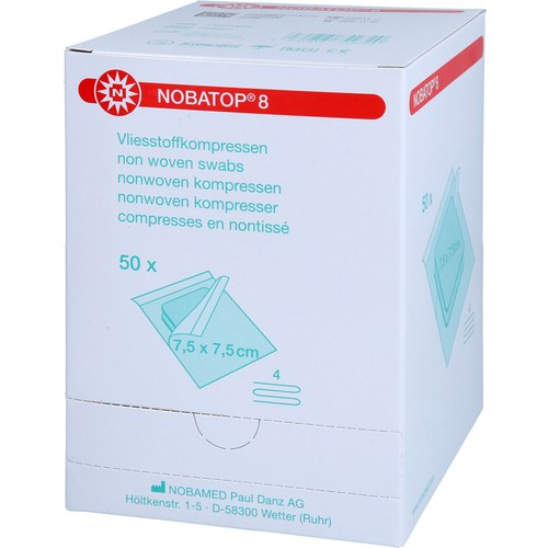 Nobatop-Steril 8 7.5 x 7.5 P2 50x2 St NOBAMED Paul Danz bei onfy.de kaufen 15205908