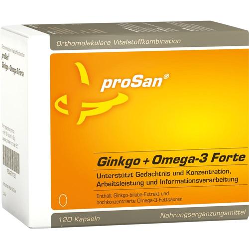 Prosan Ginkgo + Omega-3 Forte 120 St proSan pharmazeutische Vertriebs bei onfy.de kaufen 09771153