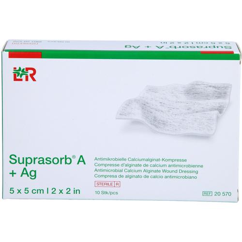 Suprasorb A+ag Antimik.cal.alginat Kompr. 5x5 cm 10 St Lohmann & Rauscher bei onfy.de kaufen 18749738