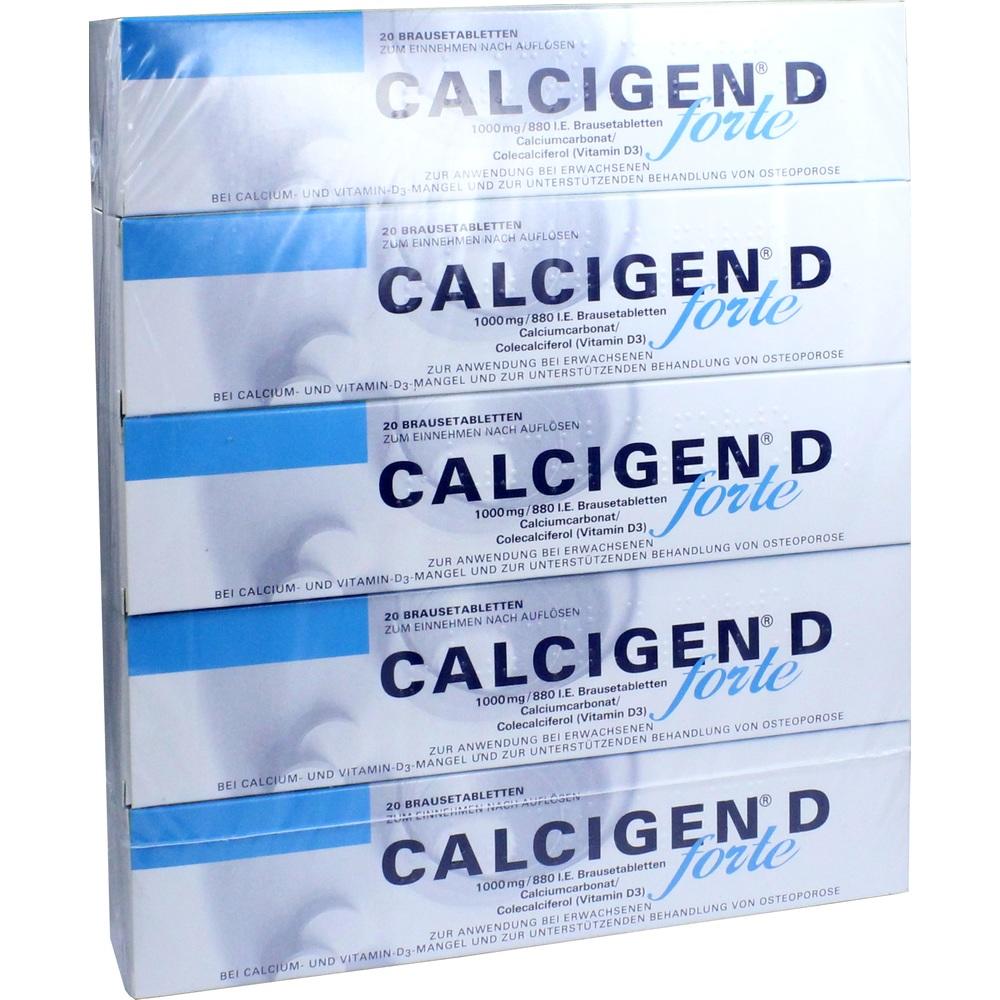 Calcigen D Forte 1000 mg/880 I.e. Brausetabletten