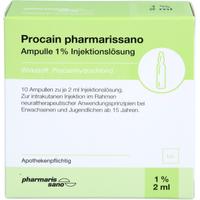 Procain Pharmarissano Ampulle 1% 2 ml