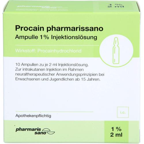 Procain Pharmarissano Ampulle 1% 2 ml 10x2 ml medphano Arzneimittel bei onfy.de kaufen 16816198
