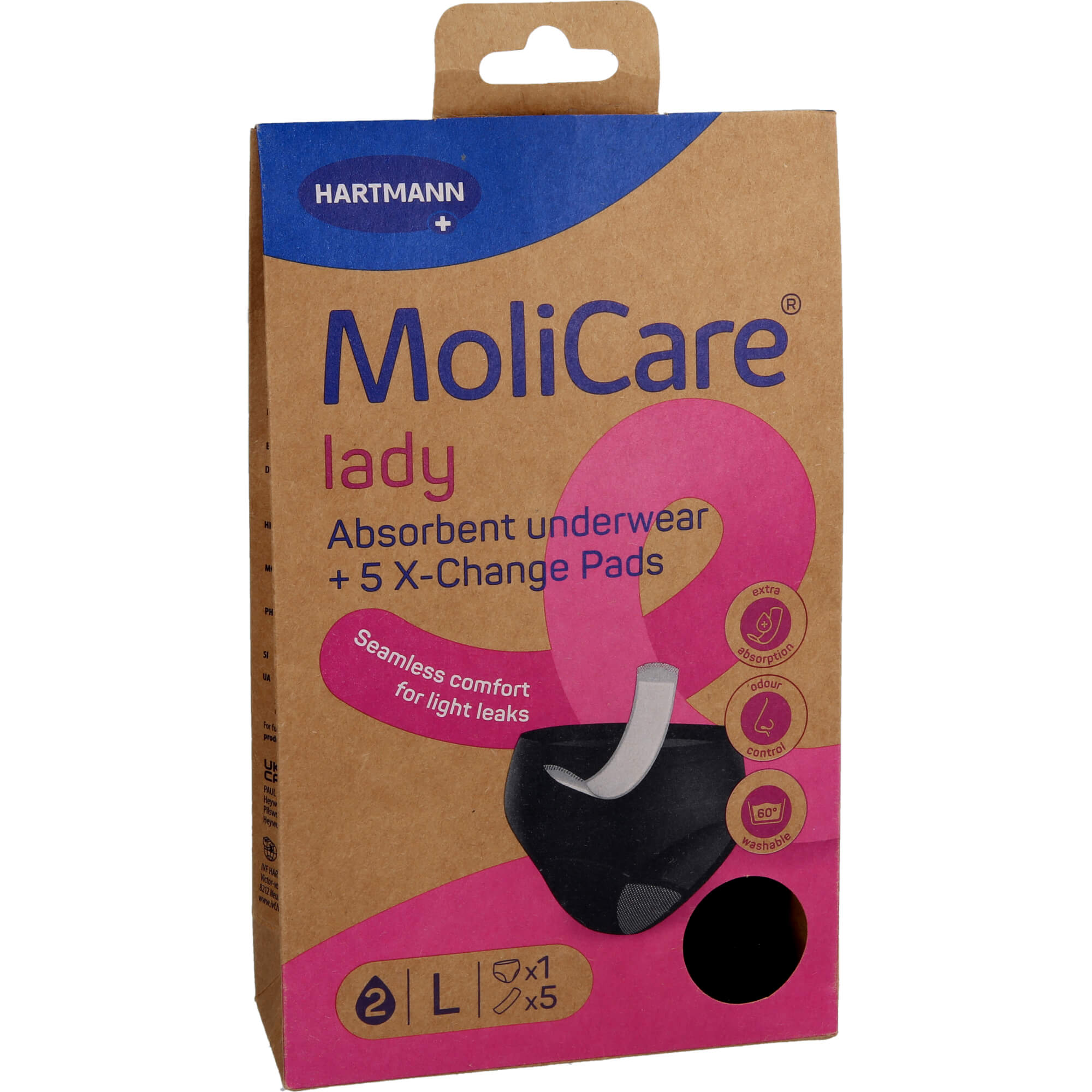 Molicare Lady Absorbent Underwear +5 Pads Gr. L 1 St PAUL HARTMANN bei onfy.de kaufen 19263475
