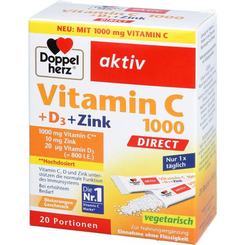 Doppelherz Vitamin C 1000+d3+zink Direct 20 St Queisser Pharma bei onfy.de kaufen 19528867