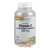 Vitamin C 500 mg M.bioflav-Konz Gepuffert Solaray null