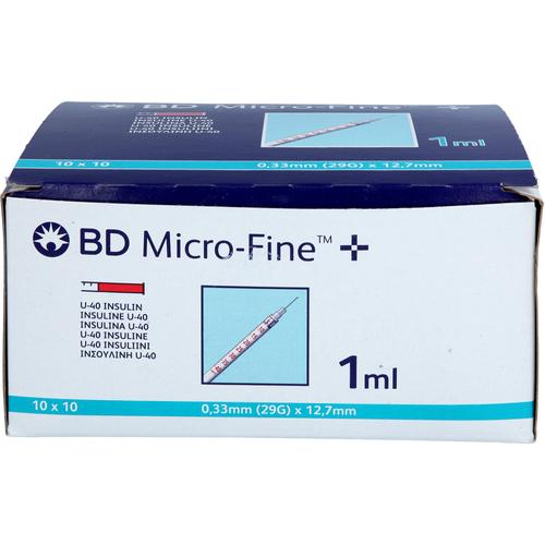 Bd Micro-Fine+ Insulinspr.1 ml U40 12.7 Mm 100x1 ml Medi-Spezial bei onfy.de kaufen 18735788