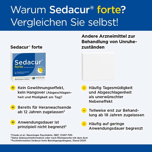 Sedacur forte bei Einschlafstörungen & Unruhezuständen 100 St MEDICE Arzneimittel Pütter bei onfy.de kaufen 06876733