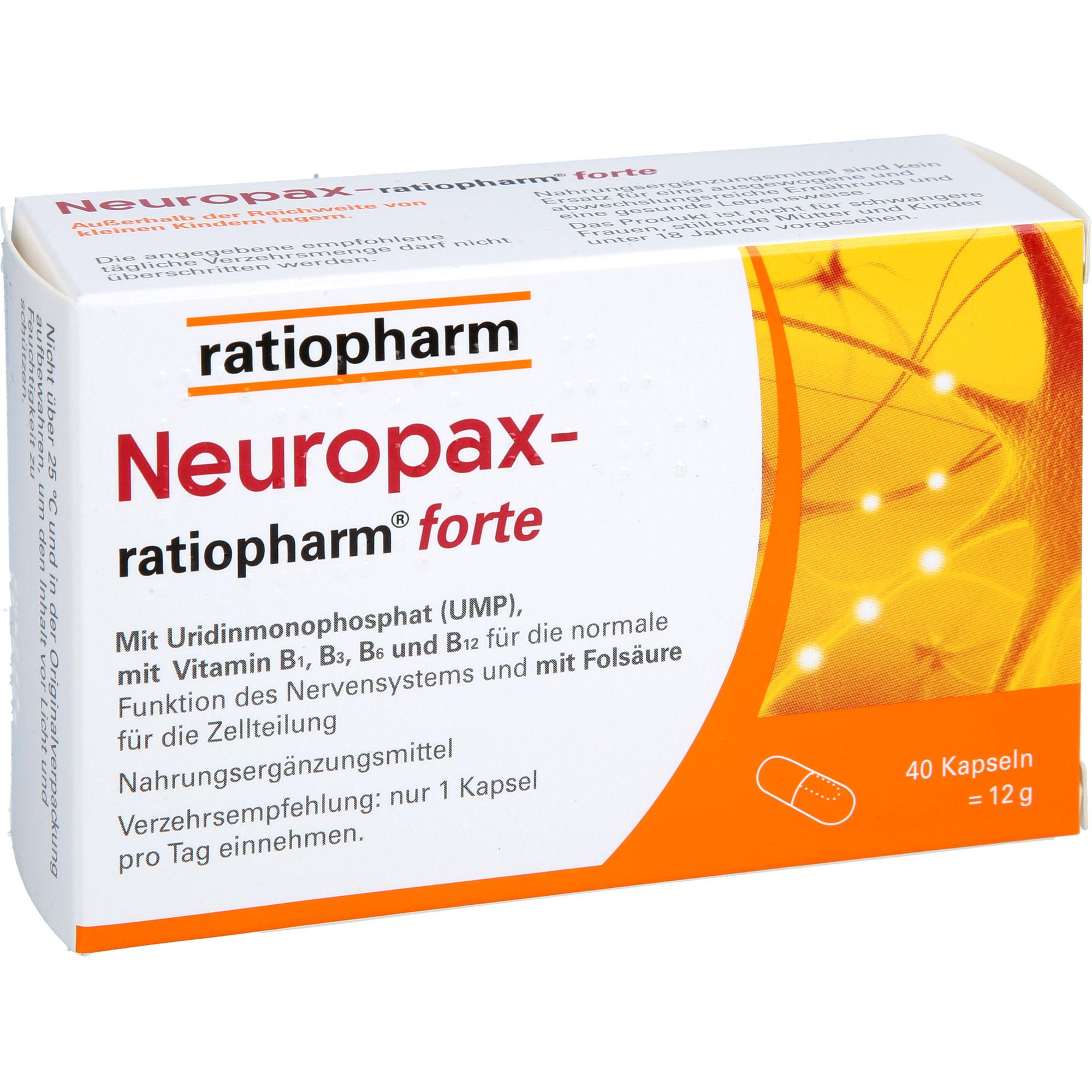 Neuropax-Ratiopharm Forte 40 St ratiopharm bei onfy.de kaufen 19386574