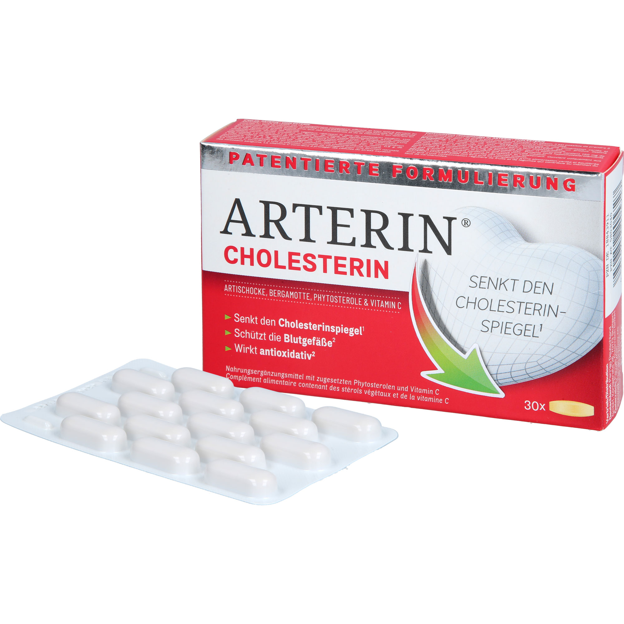 Arterin Cholesterin Tabletten 30 St Perrigo Deutschland bei onfy.de kaufen 18843911