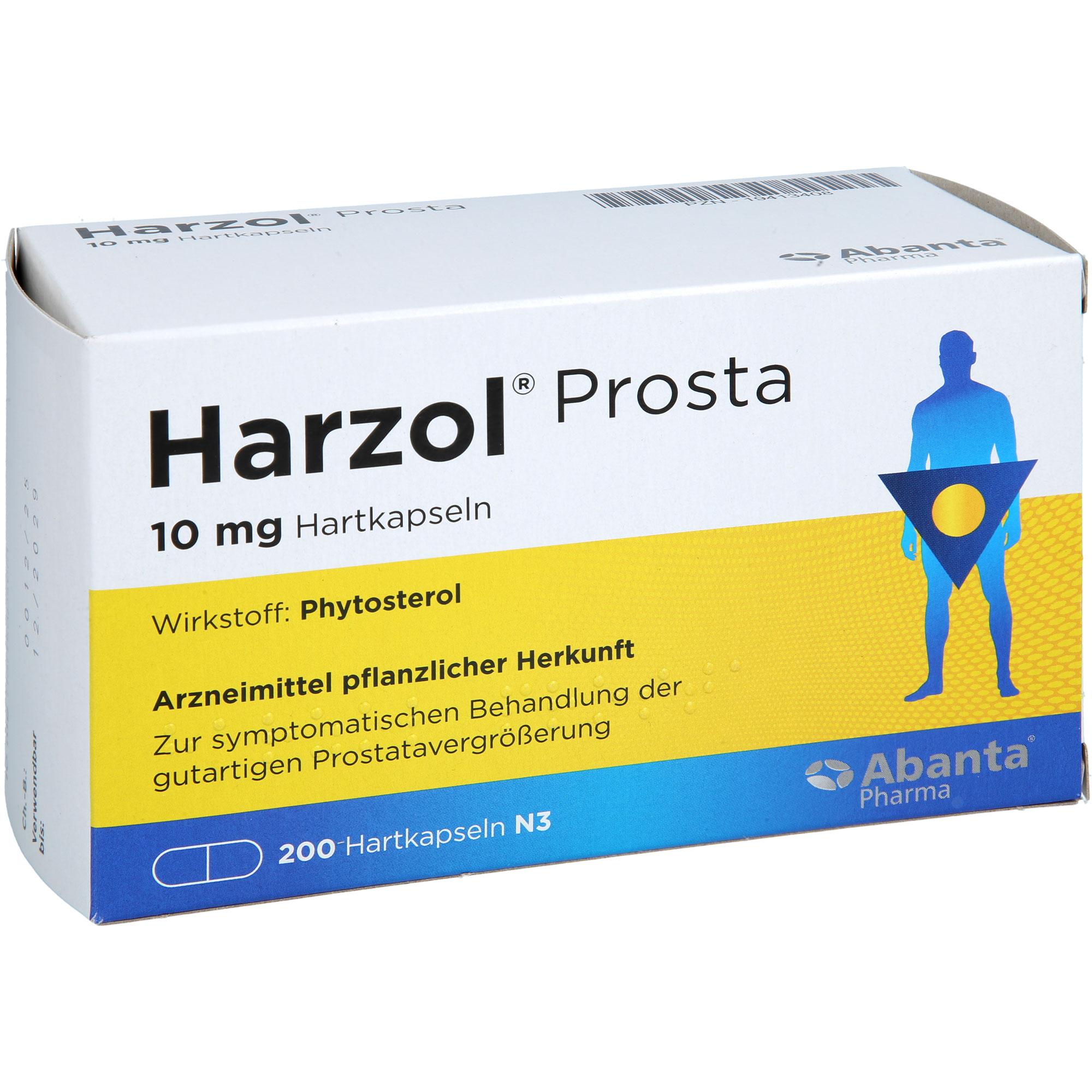 Harzol Prosta 10 mg Hartkapseln 200 St Abanta Pharma bei onfy.de kaufen 19413408