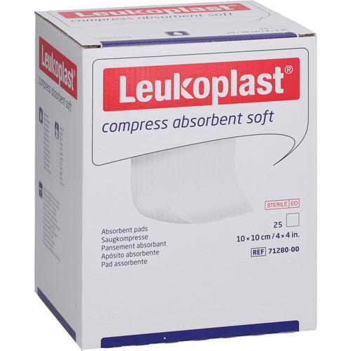 Leukoplast Compress Absorbent Soft Steril 10x10cm 25 St 1001 Artikel Medical bei onfy.de kaufen 19063859