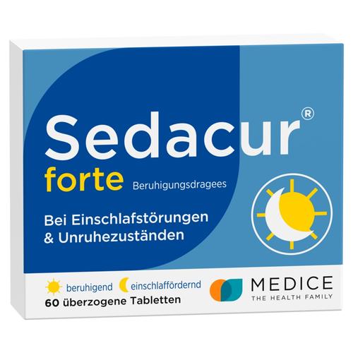 Sedacur forte bei Einschlafstörungen & Unruhezuständen 60 St MEDICE Arzneimittel Pütter bei onfy.de kaufen 02647390