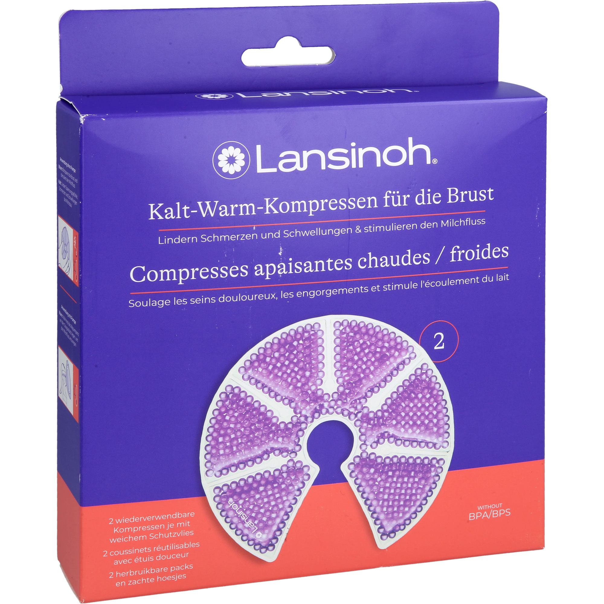 Lansinoh Kalt-Warm-Kompressen für die Brust 2 St Lansinoh Laboratories Inc. Niederlassung Deutschland bei onfy.de kaufen 19132307