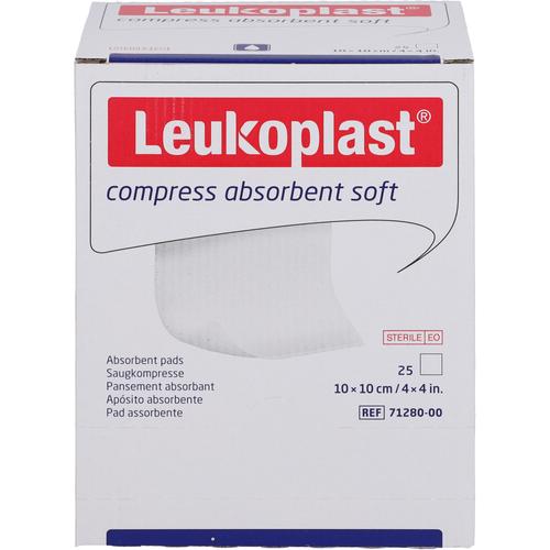 Leukoplast Compress Absorbent Soft Steril 10x10cm 25 St 1001 Artikel Medical bei onfy.de kaufen 19063859