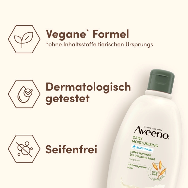 Aveeno Daily Moisturising Seifenfreies Duschgel 500 ml Kenvue Germany GmbH (OTC) bei onfy.de kaufen 19342967