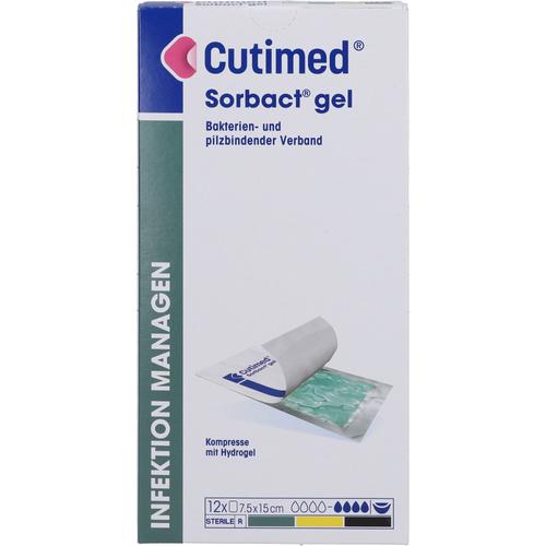 Cutimed Sorbact Gel Kompressen 7.5x15 cm 12 St Crosp Medical bei onfy.de kaufen 19670051