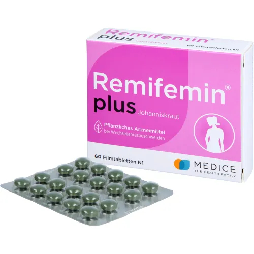 Remifemin plus Johanniskraut bei Wechseljahresbeschwerden 60 St MEDICE Arzneimittel Pütter bei onfy.de kaufen 11517203