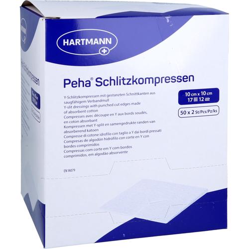 Peha Schlitzkompressen 10x10 cm Steril 50x2 St + Prisoma bei onfy.de kaufen 19851203