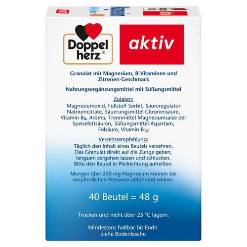 Doppelherz Magnesium + B Vitamine Direct 40 St Queisser Pharma bei onfy.de kaufen 11616135