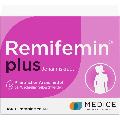 Remifemin plus Johanniskraut bei Wechseljahresbeschwerden 180 St MEDICE Arzneimittel Pütter bei onfy.de kaufen 16156069
