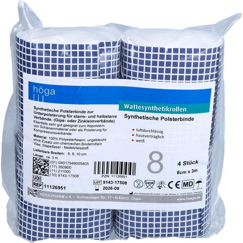 Wattesynthetikrollen 3M X 8cm 4 St Höga-Pharm bei onfy.de kaufen 11126951