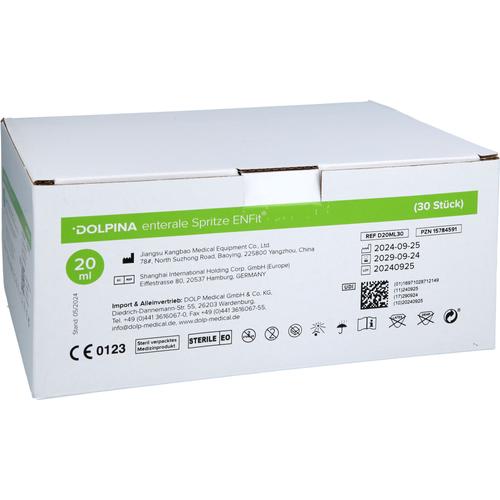 Dolpina Enterale Spritze Enfit 20 ml 30 St Dolp Medical bei onfy.de kaufen 15784591