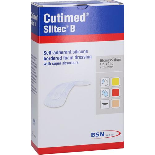 Cutimed Siltec B Schaumverb.10x22.5 cm M.haftr. 10 St Docpharm bei onfy.de kaufen 17880212