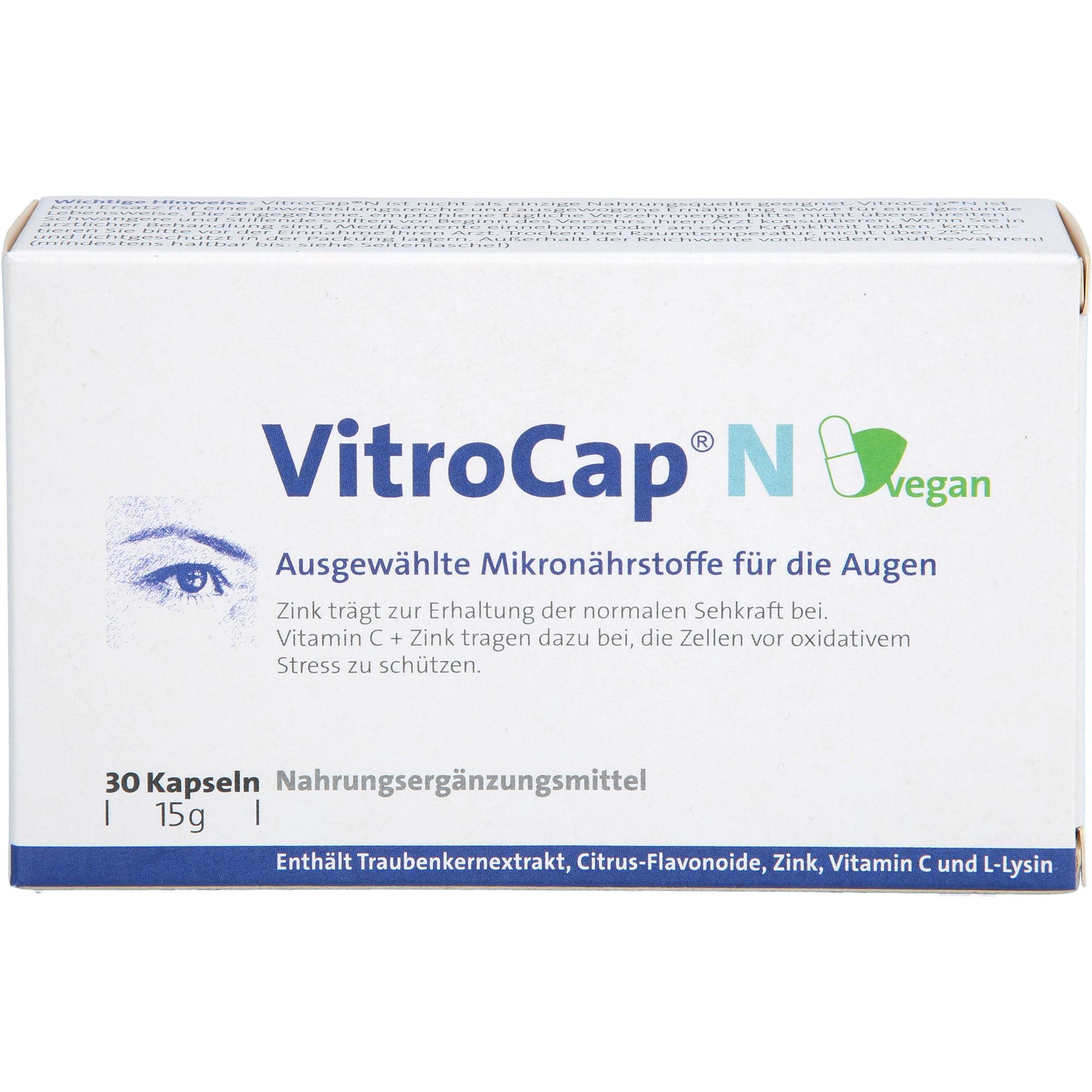 Vitrocap N Vegan - 30 Kapseln 30 St ebiga-VISION bei onfy.de kaufen 16687996