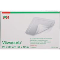 Vliwasorb Superabsorb.saugkomp.steril 20x30 cm null