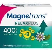 Magnetrans Relax+ 400 mg Granulat Sticks Blaubeere