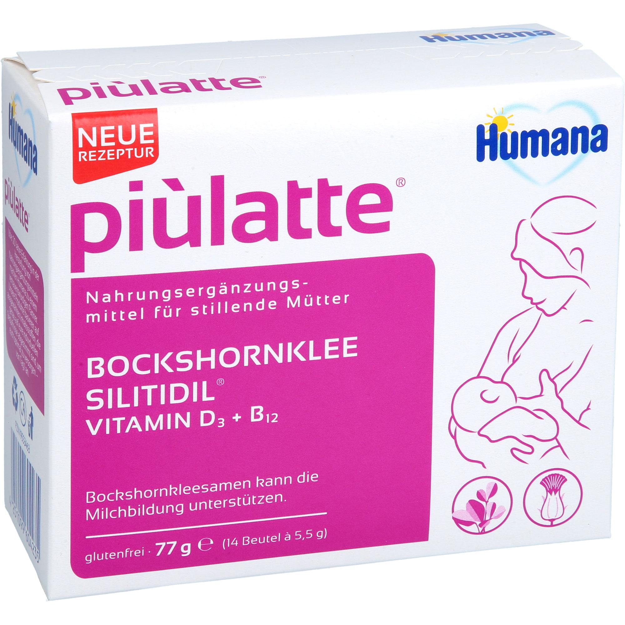 Humana Piulatte Bockshornklee Muttermilchbildend 14x5.5 g Humana Vertriebs bei onfy.de kaufen 19553463