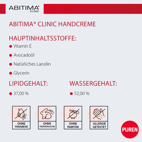 Abitima Clinic Handcreme 100 ml PUREN Pharma bei onfy.de kaufen 06497912