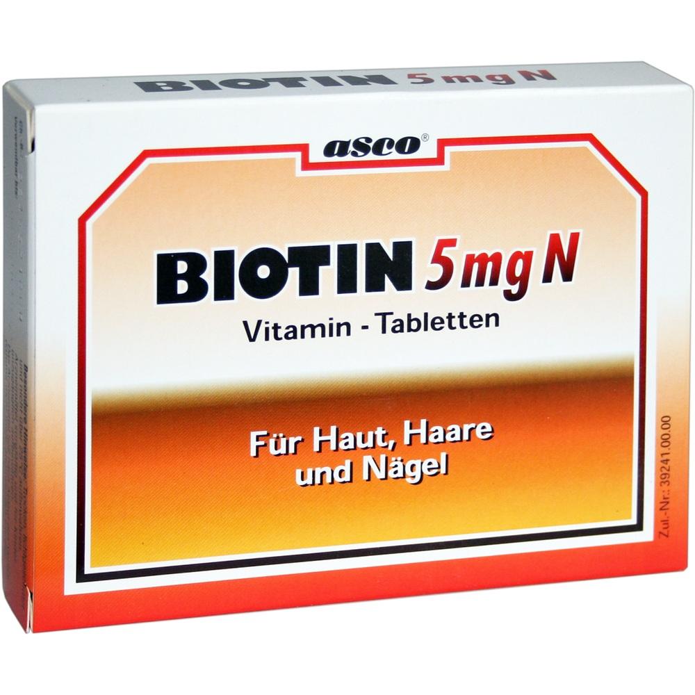Biotin 5mg N Tabletten