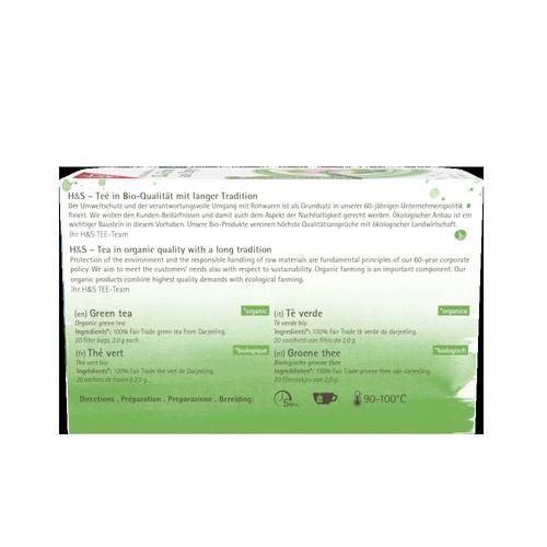 H&S Bio Grüner Tee aus Darjeeling 20x2 g H&S Tee - Gesellschaft bei onfy.de kaufen 17442512
