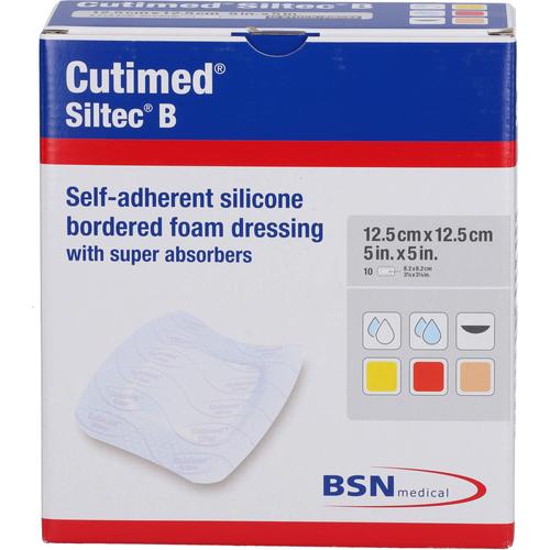 Cutimed Siltec B Schaumverb.12.5x12.5 cm M.haftr. 10 St kohlpharma bei onfy.de kaufen 17907885