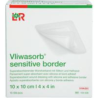 Vliwasorb Sensitive Border 10x10 cm null
