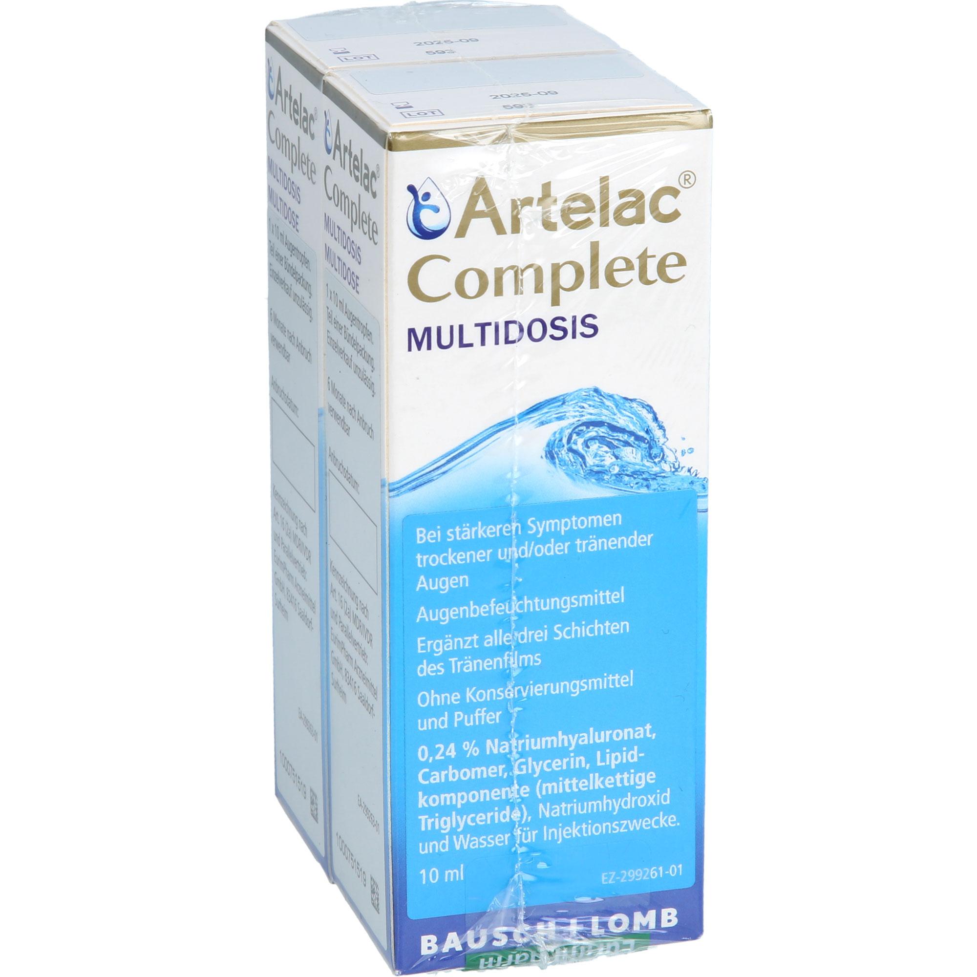 Artelac Complete Mdo Augentropfen 2x10 ml EurimPharm Arzneimittel bei onfy.de kaufen 19462200