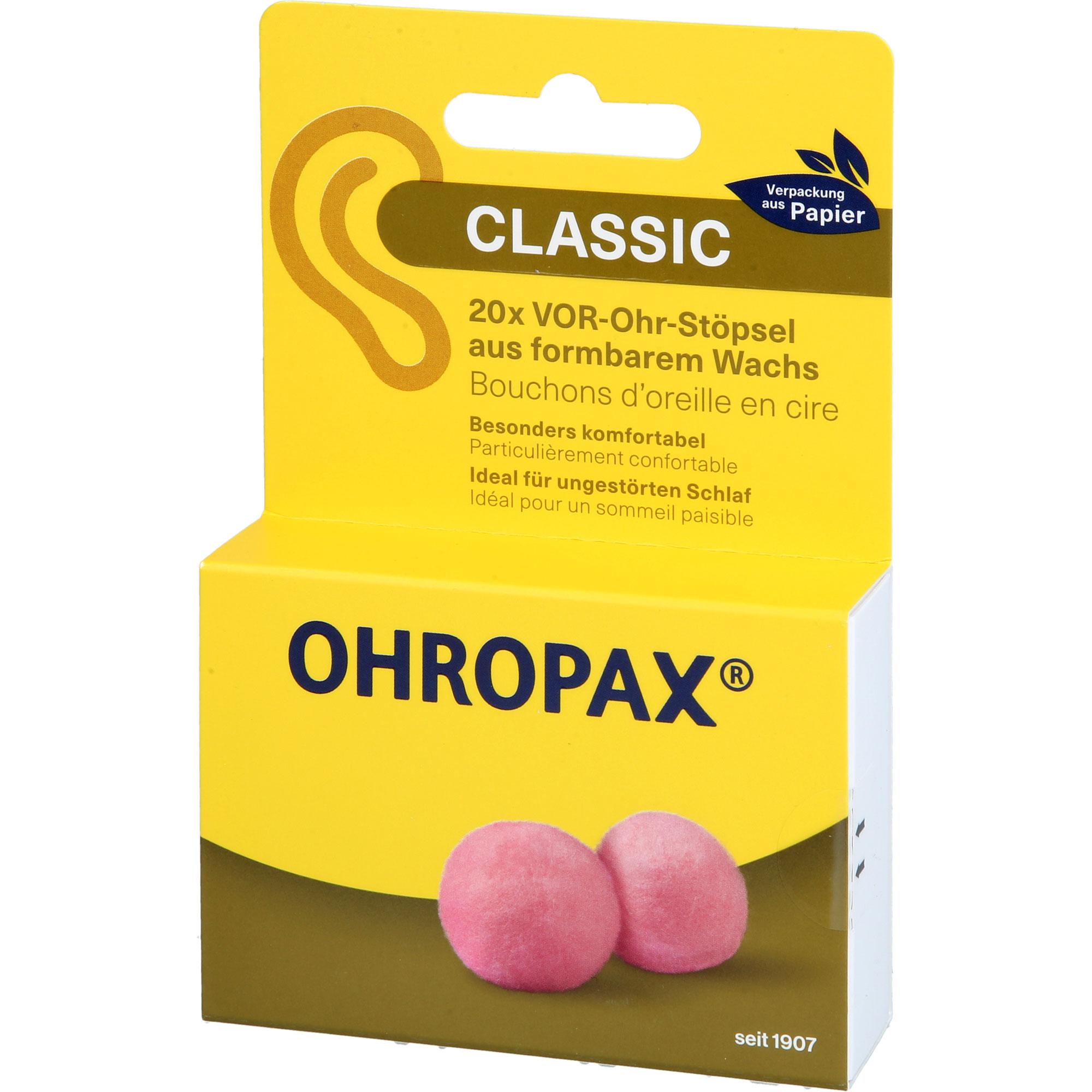 Ohropax Classic Wachs Vor-Ohr Stöpsel 20 St OHROPAX bei onfy.de kaufen 19412604