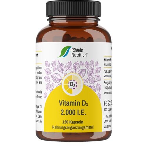 Vitamin D3 2.000 I.e. Kapseln 120 St R(h)ein Nutrition & Health bei onfy.de kaufen 17874507