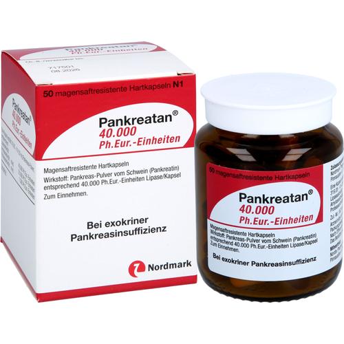 Pankreatan 40.000 Ph.eur.-Einheiten 50 St NORDMARK Pharma bei onfy.de kaufen 18676011