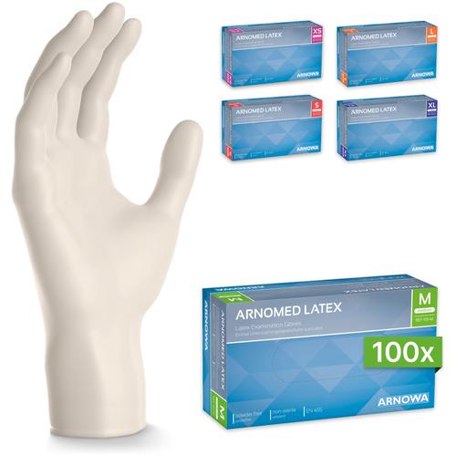 Arnomed Latexhandschuh Puderfrei - Größe M 100 St ARNOWA bei onfy.de kaufen 13699303